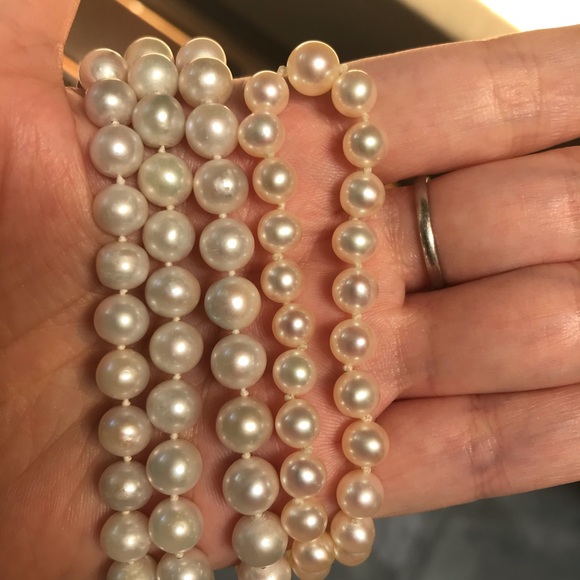 NOT FOR SALE MIKIMOTO Sea Magic 14k clasp Gradua Pearl necklace - Picture 7 of 16